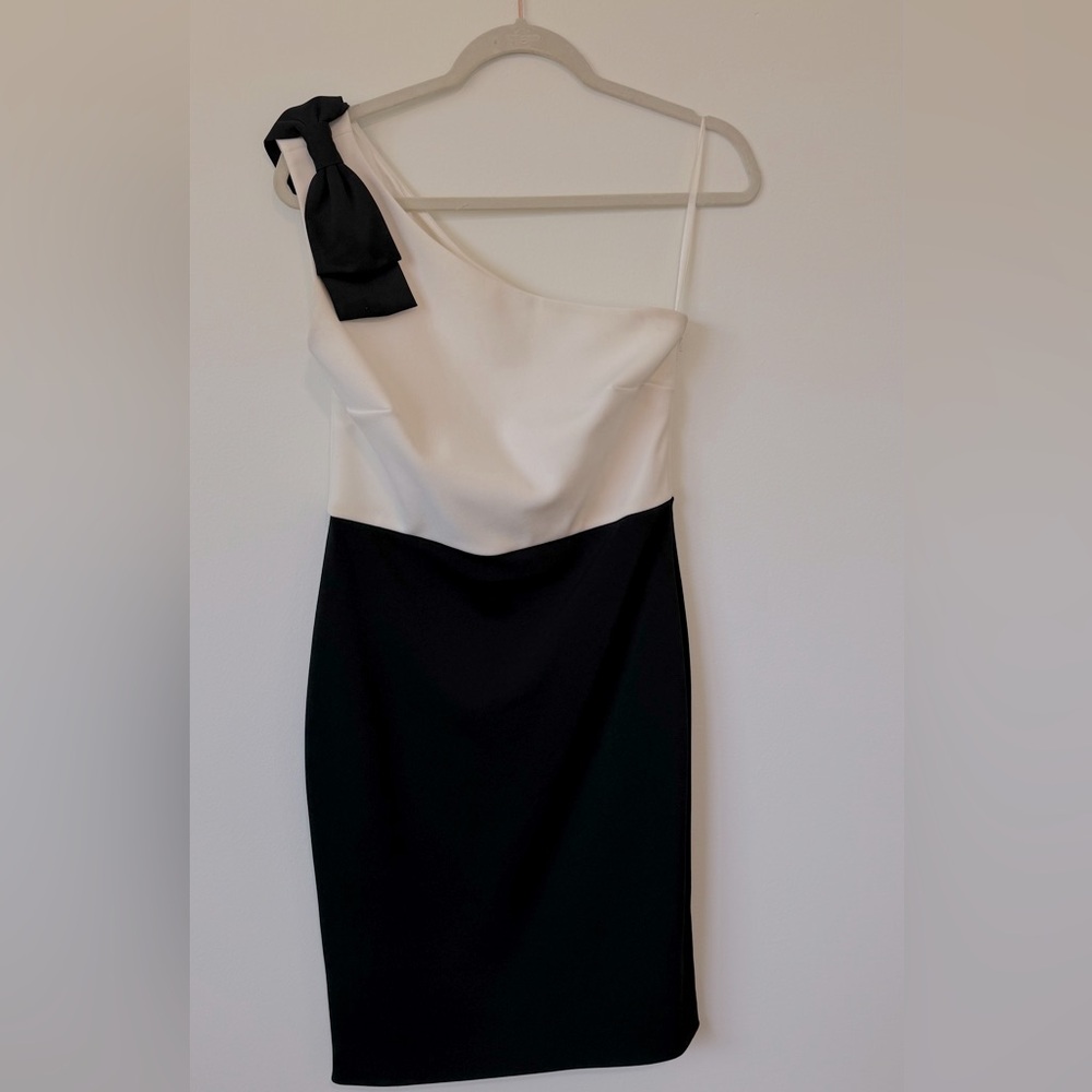 Ted Baker London Yssyke Bow Black & White Formal Dress Size 3  - USA Size 8-10